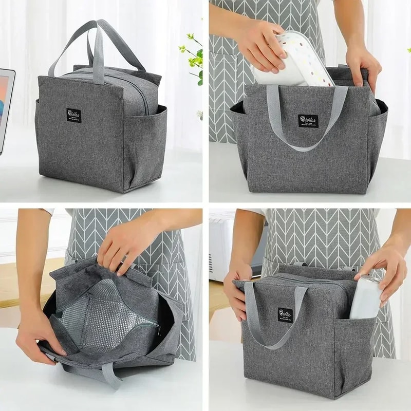 ThermaTote Insulated Lunch Bag For Work Picnic Travel 3