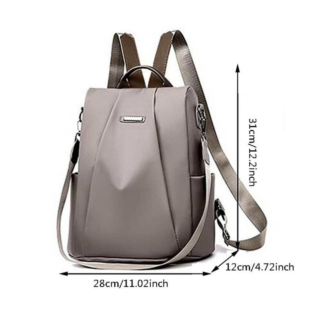 LunaFlex Convertible Backpack Purse for Women with Detachable Strap Travel Shoulder Bag