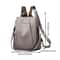 LunaFlex Convertible Backpack Purse for Women with Detachable Strap Travel Shoulder Bag