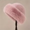 Luxury Faux Mink Mongolian Winter Hat For Women Soft Plush Snow Cap 4
