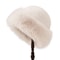 Luxury Faux Mink Mongolian Winter Hat For Women Soft Plush Snow Cap 6