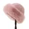 Luxury Faux Mink Mongolian Winter Hat For Women Soft Plush Snow Cap 9