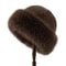 Luxury Faux Mink Mongolian Winter Hat For Women Soft Plush Snow Cap 11