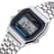 LuxeGlow LED Digital Watch for Men Stainless Steel Business Wristwatch