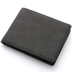 urbanflex mens leather wallet slim bifold card holder for everyday carry