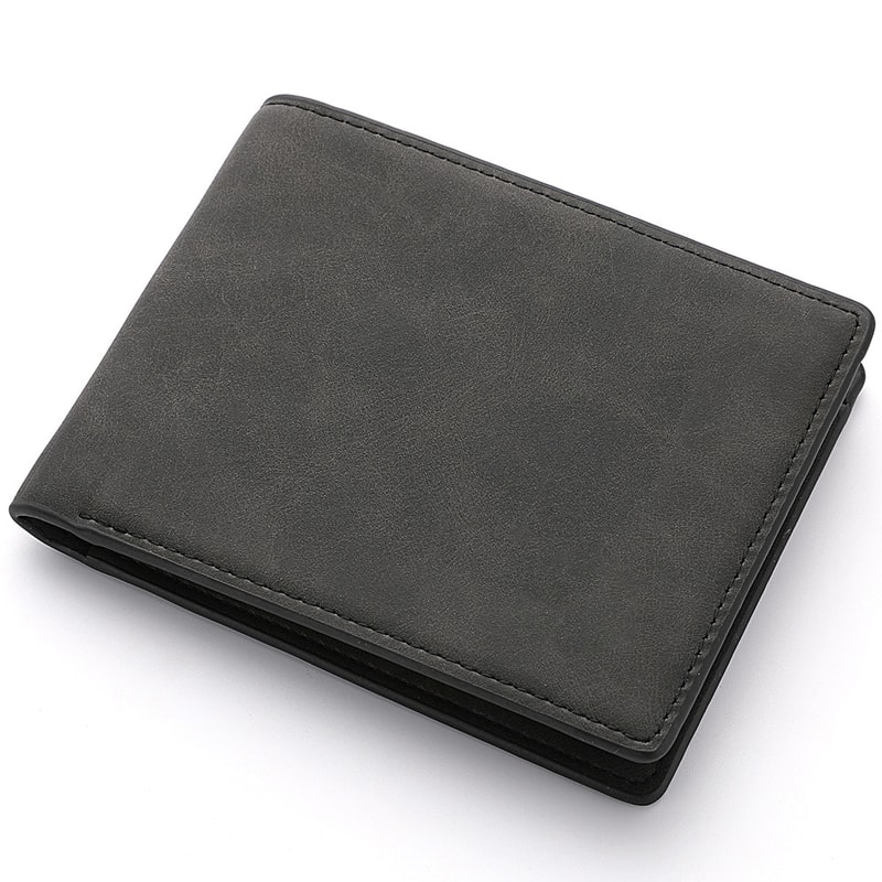 UrbanFlex Mens Leather Wallet Slim Bifold Card Holder For Everyday Carry 0