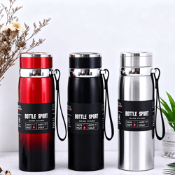 arcticgrip insulated water bottle stainless steel vacuum flask with handle