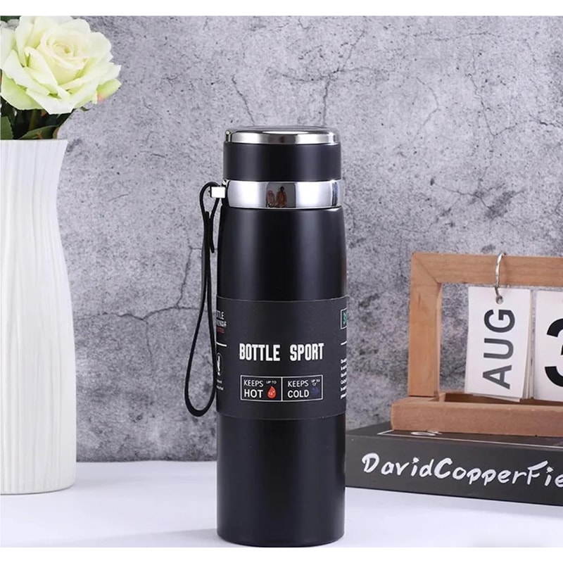 ArcticGrip Insulated Water Bottle Stainless Steel Vacuum Flask With Handle 2