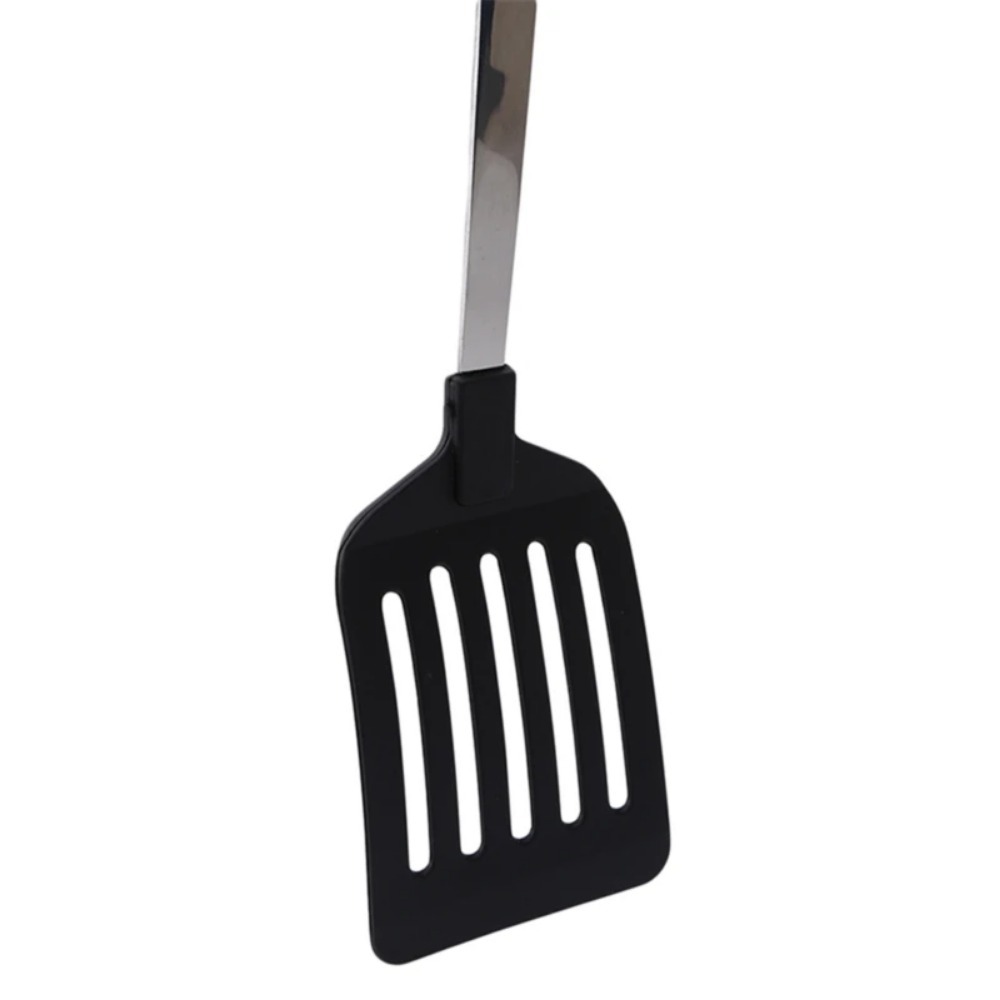 Premium Stainless Steel Kitchen Turner With Nylon Handle NonScratch Frying Spatula For Eggs Fish 5
