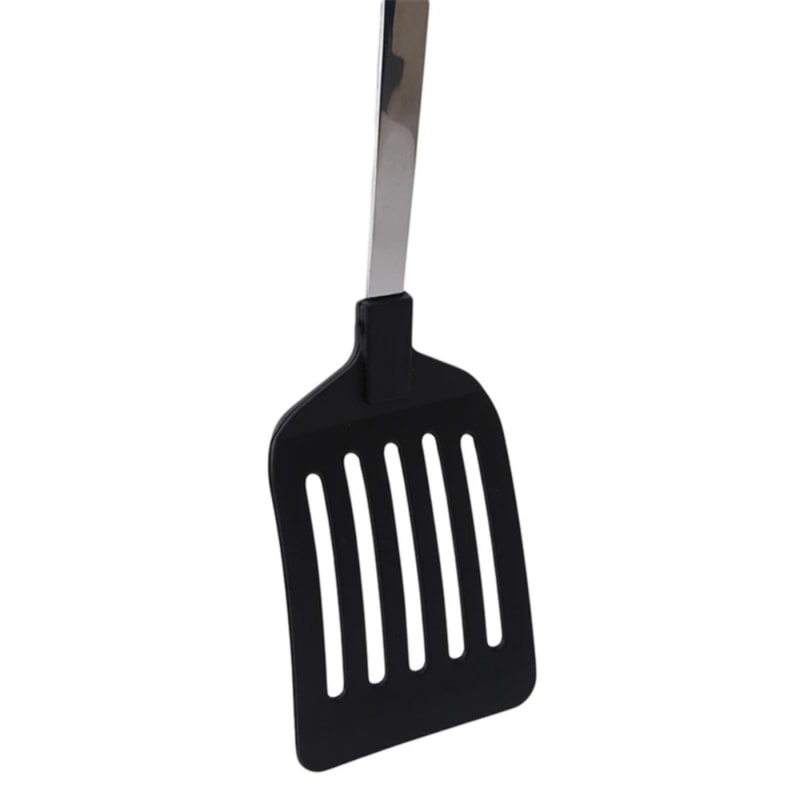 Premium Stainless Steel Kitchen Turner With Nylon Handle NonScratch Frying Spatula For Eggs Fish 5