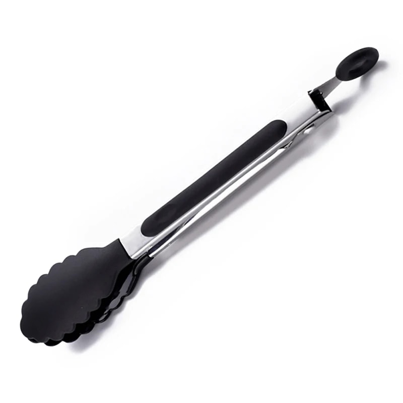 Premium NonSlip Kitchen Tongs Durable Silicone Stainless Steel BBQ Cooking Tongs 8