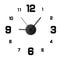 Stylish Frameless DIY Wall Clock Silent Modern Wall Decor 0