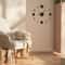 Stylish Frameless DIY Wall Clock Silent Modern Wall Decor 2