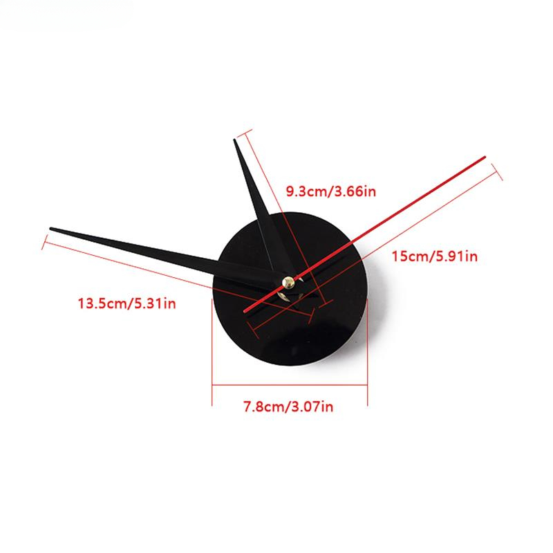 Stylish Frameless DIY Wall Clock Silent Modern Wall Decor 3