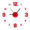 Stylish Frameless DIY Wall Clock Silent Modern Wall Decor 6
