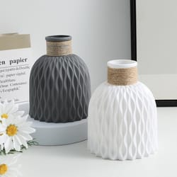 modern wave water ripple vase – nordic plastic flower pot