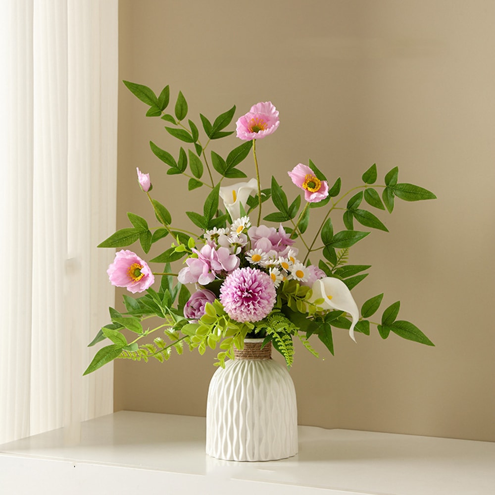 Modern Wave Water Ripple Vase Nordic Plastic Flower Pot 2