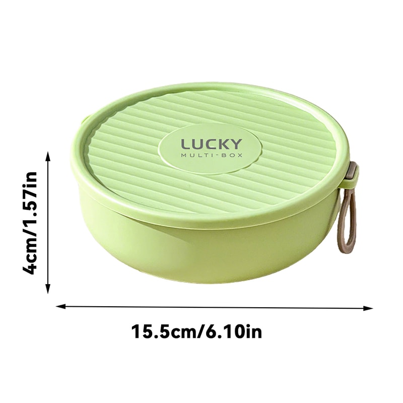 Portable Stainless Steel Lunch Box LeakProof Microwave Safe 6