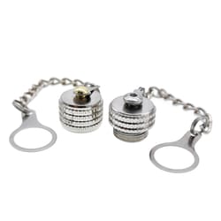 heavy-duty connector dust cover waterproof metal socket protector