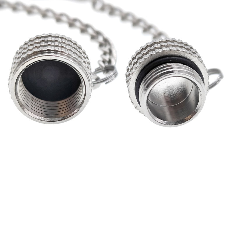 Heavy-Duty Connector Dust Cover Waterproof Metal Socket Protector