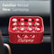 Universal Magnetic Phone Number Plate Temporary Parking Card for Cars