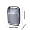 Clear PVC Desktop Organizer Bag Large Waterproof Storage For Cosmetics Supplies 5