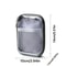 Clear PVC Desktop Organizer Bag Large Waterproof Storage For Cosmetics Supplies 5