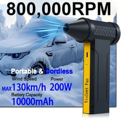 turbopower brushless electric air blower – high-speed dust cleaner