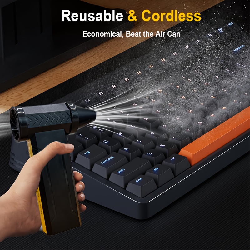 TurboPower Brushless Electric Air Blower – High-Speed Dust Cleaner