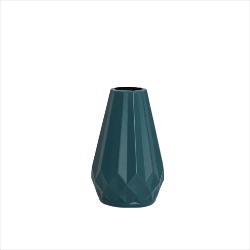 Nordic Diamond Shaped Flower Vase Modern Plastic Home Decor 5