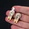 Brass Mini Keychain Folding Knife – Portable Outdoor & Camping Tool