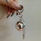 Korean Metal Big Ball Key & Bag Pendant for Car & Accessories