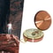 Brass Pocket Compass With Luminous Display Portable Outdoor Hiking Tool 0