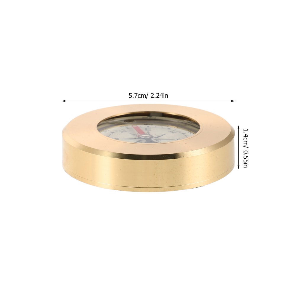 Portable Copper Hiking Compass Camping Marine Navigation Tool 1