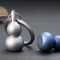 Luxury Titanium Keychain Pendant for Men & Women – Luck Gourd Car Accessory