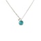 Luxury Summer Blue Crystal Pendant Necklace For Women Girls 4