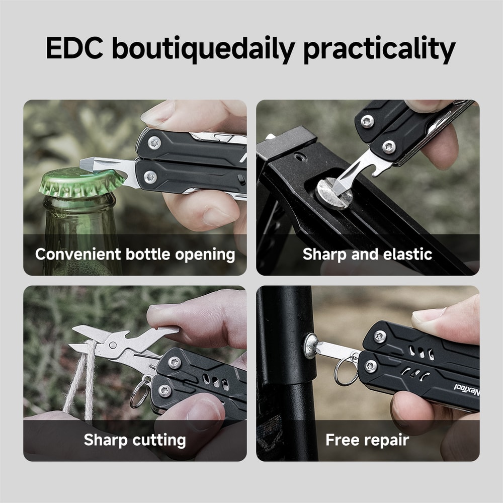 NexTool Mini Sailor Pliers Lite Portable EDC Multi Tool With Scissors Screwdrivers 5