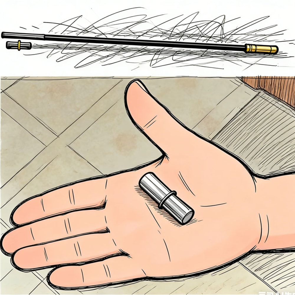 Magic Trick Mini Canes – Black Appearing Wand for Beginners