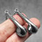 Mens Stainless Steel Wired Earphones Necklace – Punk HipHop Jewelry