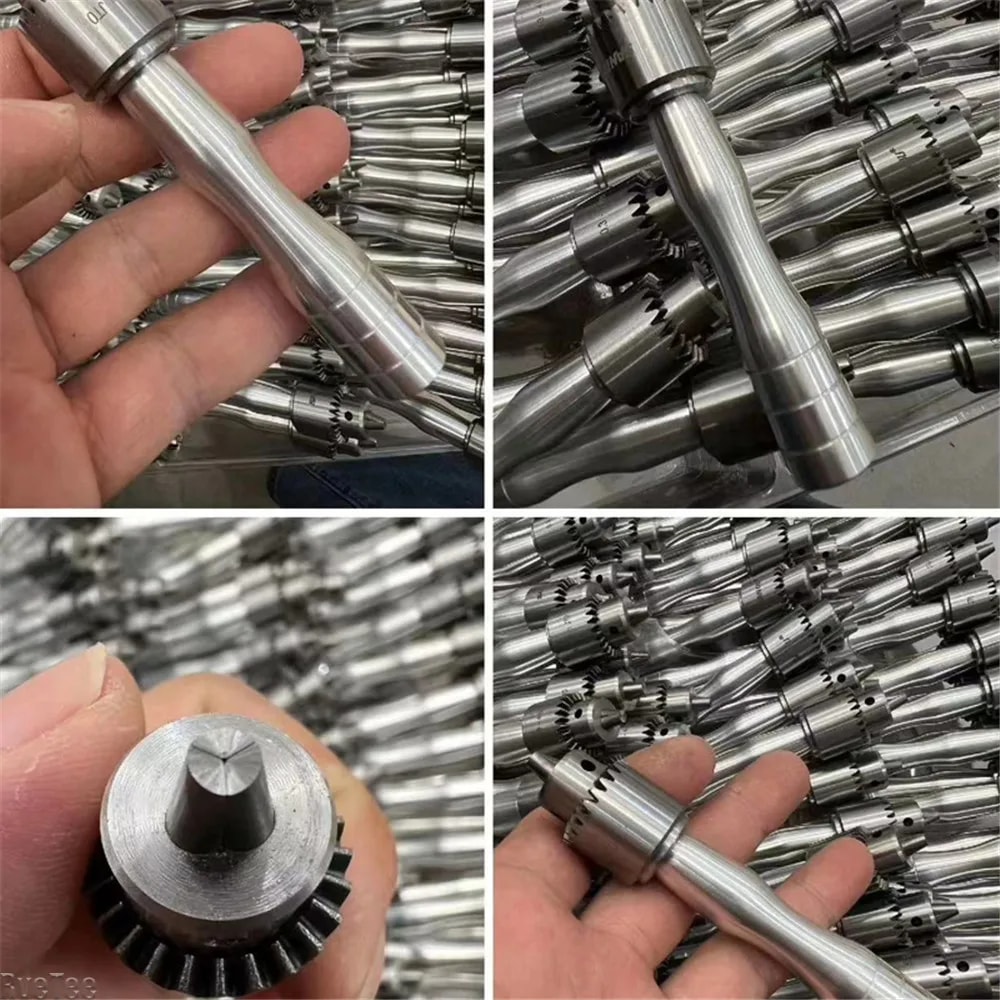 Precision Watch Repair Tool with Drill Bit Clamping Handle for Wheel Axle Screws