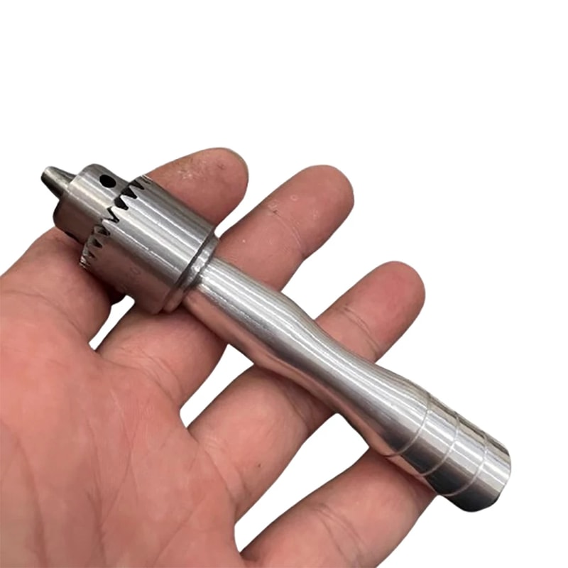 Precision Watch Repair Tool with Drill Bit Clamping Handle for Wheel Axle Screws