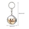 Premium Folding Keychain Mini Mirror – Compact Double-Sided Makeup Mirror for Women