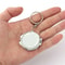 Premium Folding Keychain Mini Mirror – Compact Double-Sided Makeup Mirror for Women