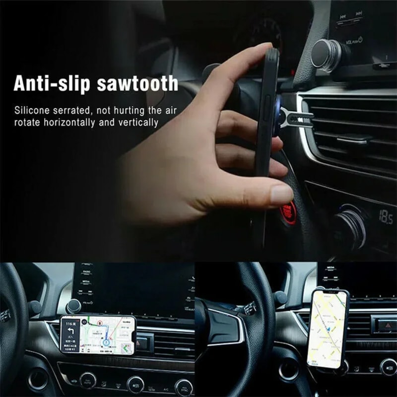 Universal Car Air Vent Phone Holder with Rotation for Safe Driving