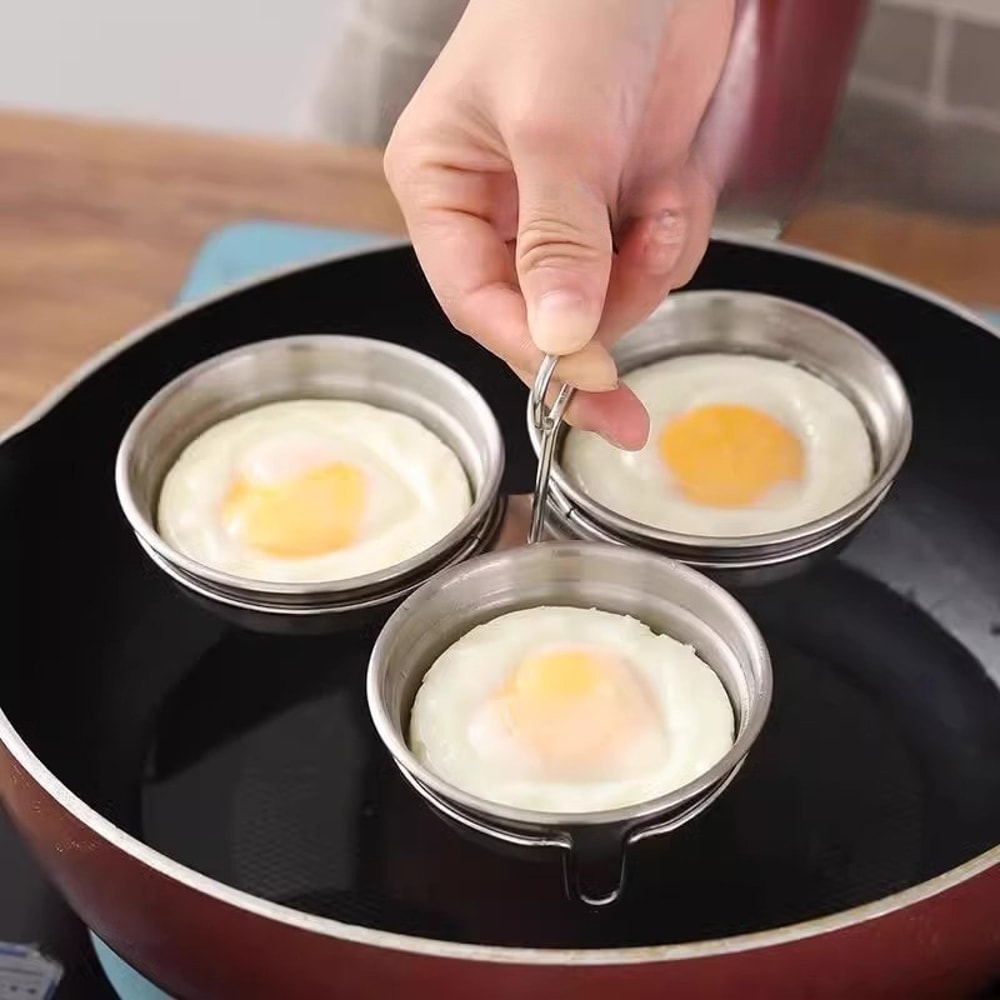 Stainless Steel Egg Poacher & Steamer Pan for Perfect Breakfasts