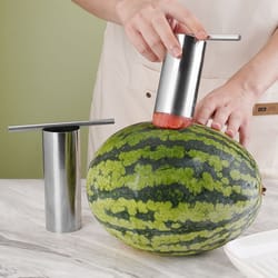 premium stainless steel watermelon cutter & fruit slicer tool