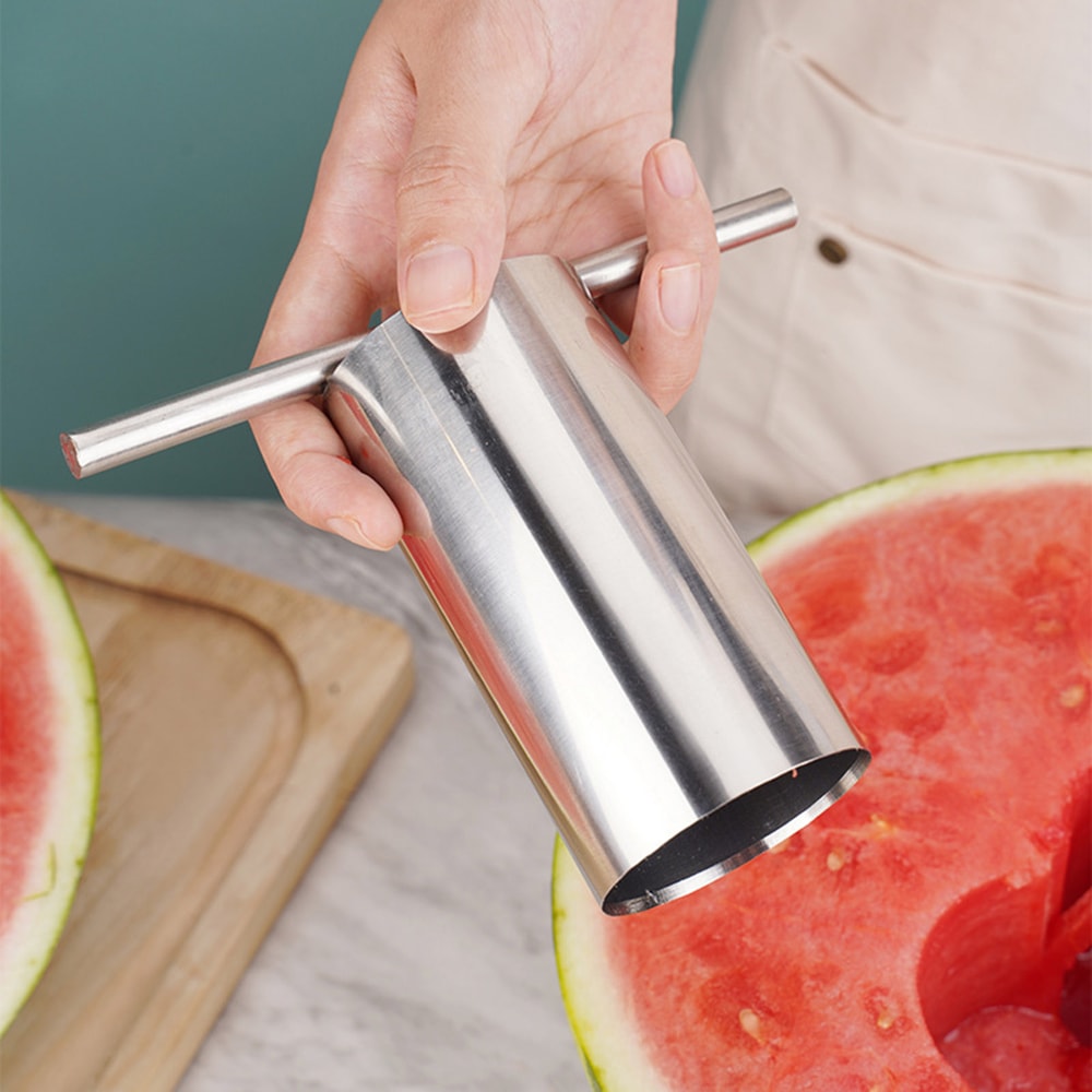 Premium Stainless Steel Watermelon Cutter & Fruit Slicer Tool