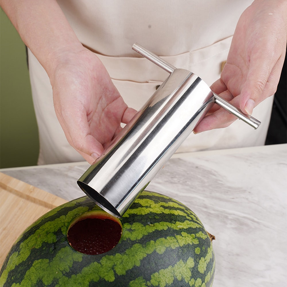 Premium Stainless Steel Watermelon Cutter & Fruit Slicer Tool