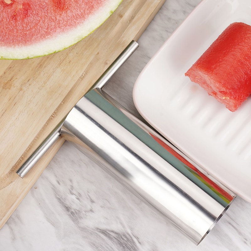 Premium Stainless Steel Watermelon Cutter & Fruit Slicer Tool