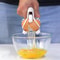 Heavy-Duty Stainless Steel Egg Cracker & Separator – Ergonomic Handheld Kitchen Tool